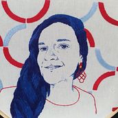 Meu projeto do curso: Criação de retratos bordados. Embroider project by brubs_1746526705 - 09.27.2021