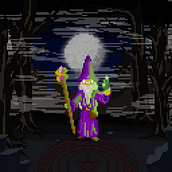 Mi Proyecto del curso: Introducción al diseño de personajes en pixel art - Mago. Character Design, Video Games, Pixel Art, and Game Design project by Ignacio Arjona Gil - 09.27.2021