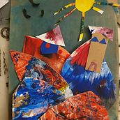 Mein Kursprojekt: Illustration von Geschichten mit Papier. Traditional illustration, Collage, Paper Craft, Children's Illustration, Creating with Kids, and Narrative project by vierasamsa - 09.27.2021