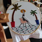 Mi Proyecto del curso: Bordado en fotografías sobre tela Ein Projekt aus dem Bereich Fotografie, Collage, Kartonmodellbau, Prägung, Stickerei und DIY von Laura - 30.06.2021