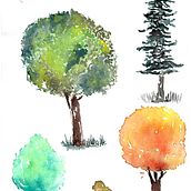 Pinturas en acuarela . Ilustrasi Botani, Lukisan Cat Air, Lukisan & Ilustrasi tradisional proyek oleh aranzazu_ns - 09.19.2021