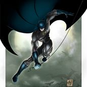  #batman #darkknight #caballerooscuro #thebatman. Traditional illustration, Comic, Drawing, Digital Illustration, and Concept Art project by raul_nieto_p - 09.28.2021