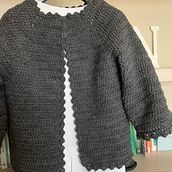 Il mio progetto del corso: Top-down: capi interi all'uncinetto. Fashion Design, Fiber Arts, DIY, and Crochet project by cucinella - 09.28.2021