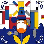 Mi Proyecto del curso: Ilustración vectorial con estilo. Un projet de Illustration traditionnelle, Illustration vectorielle, Dessin , et Design pour les réseaux sociaux de Blanca van Megen - 28.09.2021