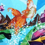 Low poly. Projekt z dziedziny Sztuka miejska użytkownika Lydia Gómez García - 29.09.2021