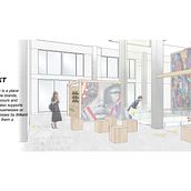 LAB 84 - Interior Design Project . Interior Design, Interior Architecture, Architectural Illustration, Collage, Graphic Design, Poster Design, and Portfolio Development project by Begum Karan - 09.29.2021