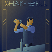 My project in Art Deco Style for Digital Illustration course . Ilustrație tradițională, Arte plastice, Design de postere & Ilustrație digitală de Nirdesh Shrestha - 09.30.2021