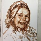 Laura. Fine Arts, Painting, and Oil Painting project by Roberto Ramudo - 09.30.2021
