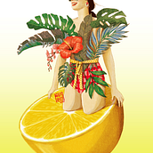 Verano. Traditional illustration project by Gisela Navarro - 09.30.2021