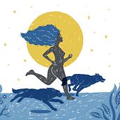 Mulheres que correm com os Lobos Ein Projekt aus dem Bereich Digitale Illustration und Traditionelle Illustration von EASdesign - 22.09.2021