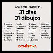 31Days 31Drawings 2021: dia 1. Een project van Traditionele illustratie,  Artistieke tekening, Textiel, Borduurwerk y  Creativiteit van Itahisa González González - 30.09.2021