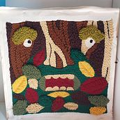 Mi Proyecto del curso: Bordado XL con aguja mágica Ein Projekt aus dem Bereich Stickerei, Dekoration von Innenräumen und Punch needle von Francesca Sammartino - 30.09.2021