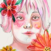 Mi Proyecto del curso: Retrato ilustrado en acuarela. Traditional illustration, Fine Arts, Painting, Drawing, Watercolor Painting, Portrait Drawing, and Artistic Drawing project by ckzamora - 10.01.2021