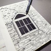 31 days 31 drawings. Un proyecto de Ilustración tradicional, Arquitectura y Dibujo de Jessana Moccelini - 01.10.2021
