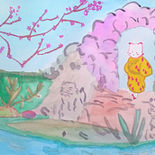 Mi Proyecto del curso: Ilustración en acuarela con influencia japonesa. Un projet de Dessin, Illustration traditionnelle , et Aquarelle de Nadia Selene Mendoza León - 01.10.2021