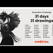 31Days 31Drawings 2021. Traditional illustration project by Sajjad Hasanain Riyadh - 09.20.2021