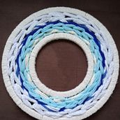 Meu projeto do curso: Tecelagem em tear circular. Decoration, and Fiber Arts project by candidarvieira - 10.01.2021