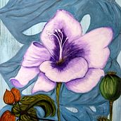 My project in Botanical Painting with Acrylic course. Traditional illustration, Fine Arts, Painting, Acr, lic Painting, and Botanical Illustration project by Anjana Dey Clark - 09.28.2021