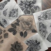 Proyecto tatuaje de Peonia Ein Projekt aus dem Bereich Tattoodesign von Paula Martinez - 30.09.2021