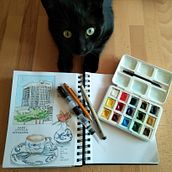 31 days 31 drawings 2021. Traditional illustration project by Hiromi H - 09.22.2021
