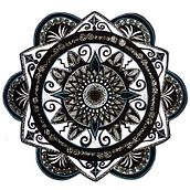 Mon projet du cours : L'art de dessiner des mandalas : créez des motifs géométriques. Un progetto di Disegno e Illustrazione con inchiostro di Clémence Hubert - 02.10.2021