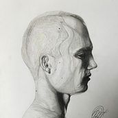 My project in Realistic Portrait with Graphite Pencil course. Traditional illustration, Fine Arts, Sketching, Pencil Drawing, Drawing, Portrait Drawing, Realistic Drawing, Artistic Drawing, and Figure Drawing project by igrek2004 - 10.02.2021
