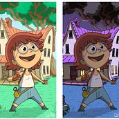Meu projeto do curso: Design de personagens para animação com Photoshop . % claudiofurton tarafından hazırlanan Animas, on, Karakter Tasarımı, Karakter Animas, Ve onu projesi - 10.01.2021