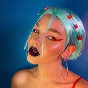 red snake makeup Ein Projekt aus dem Bereich Fotografie von Xenia Voloskova - 02.10.2021