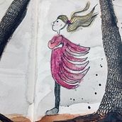 Mon projet du cours : Techniques d’illustration pour débloquer la créativité. Design, Traditional illustration, Fine Arts, Painting, Creativit, Creating with Kids, and Sketchbook project by Sylvie de Tilly - 10.02.2021
