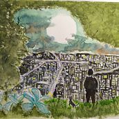 My project in Artistic Watercolor Sketching: Dare to Express Your Ideas course. Ilustração tradicional, Esboçado, Criatividade, Desenho, Pintura em aquarela, e Sketchbook projeto de jillwangwang - 29.09.2021