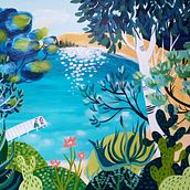 My project in Painting Nature with Acrylic: From Sketchbook to Canvas course. Traditional illustration, Painting, Acr, lic Painting, and Sketchbook project by Julie Bronsard - 10.29.2021