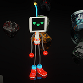 Mi Proyecto del curso: Introducción al diseño y modelado 3D con Blender. Un projet de Motion design, Conception de personnages, Conception de produits , et Modélisation 3D de Jose Punk - 01.10.2021