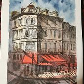 My project in Architectural Sketching with Watercolor and Ink course. Un progetto di Bozzetti, Disegno, Pittura ad acquerello, Illustrazione architettonica, Sketchbook e Illustrazione con inchiostro di jo.skuse - 03.10.2021