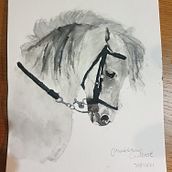 My project in Expressive Animal Portraits in Watercolor course. Watercolor Painting project by madison05 - 10.03.2021