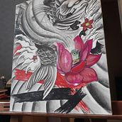 Koï Fish . Un proyecto de Manga, Dibujo y Dibujo artístico de Sebastien Waltz - 21.02.2019