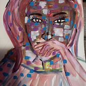 portrait réaliste qui a viré en fauvisme. Un proyecto de Ilustración tradicional de format_rush50 - 03.10.2021