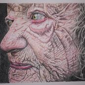Mi Proyecto del curso:  Retrato realista con lápices de colores. Traditional illustration, Fine Arts, Pencil Drawing, Drawing, Portrait Drawing, Realistic Drawing, and Artistic Drawing project by vanepelli - 10.03.2021