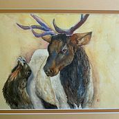 My project in Expressive Animal Portraits in Watercolor course. Un proyecto de Ilustración tradicional, Pintura a la acuarela, Dibujo realista e Ilustración naturalista				 de Eileen Arthur - 03.10.2021