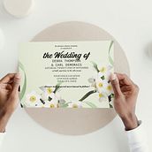 Invitación para Boda (Versión en Inglés). Design, and Traditional illustration project by Mateo Zeppa - 10.03.2021