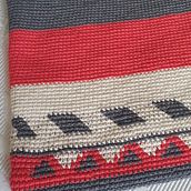 Meu projeto do curso: Tapestry: técnica de crochê para desenhar com linha. Een project van Ontwerp van accessoires, Patroonontwerp, Textiel, DIY y Haken van sandra_catarino - 30.09.2021