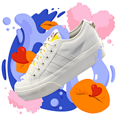 Boost Your Endorphins Campaing – Adidas. Traditional illustration, and Advertising project by Josephine Rais - 10.04.2021