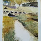 Mi Proyecto del curso: Paisajes naturales en acuarela. Fine Arts, Painting, and Watercolor Painting project by Juan Antonio Bejarano del Bosque - 10.04.2021