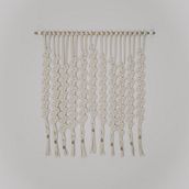 TAPIZ Y CORTINA EN MACRAME . Macramé, Arts, Crafts, Decoration, and Fiber Arts project by Enrique de Jesús Guzmán Alejandre - 10.04.2021