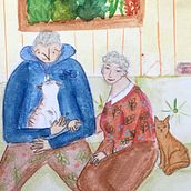 Illustration in Mischtechnik. Traditional illustration, Sketching, Watercolor Painting, Sketchbook, Gouache Painting, Creativit, and Drawing project by ennovy23 - 10.01.2021