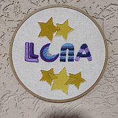 Meu projeto do curso: Letras bordadas: a linha como ferramenta gráfica. Embroidery project by Aline Cortes - 10.04.2021