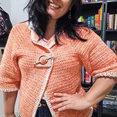 Mi Proyecto del curso:  Top-down: prendas a crochet de una sola pieza. Fashion Design, Fiber Arts, DIY, and Crochet project by Silvina Gómez Martínez - 10.05.2021