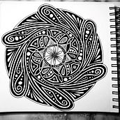 Mandala. Traditional illustration project by Maria Broadbridge - 10.05.2021
