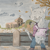 My project in Animal Characters in Watercolor for Children’s Books course. Un proyecto de Ilustración tradicional, Bellas Artes, Pintura, Dibujo, Pintura a la acuarela, Ilustración infantil y Narrativa de lunabyoslo - 05.10.2021