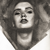 @liv__jo - my project in Artistic Charcoal Portraiture. Un projet de Illustration traditionnelle, Beaux Arts, Dessin, Dessin de portrait, Dessin réaliste , et Dessin artistique de Olivia - 30.09.2021