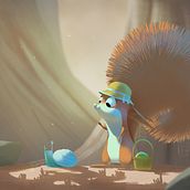 My project in Character Design: Illustrate an Expressive Creature course. Traditional illustration, Character Design, Drawing, and Digital Illustration project by Alessandro Petruzzelli - 10.05.2021